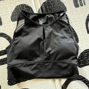 Buffbunny keyhole sports bra onyx full coverage